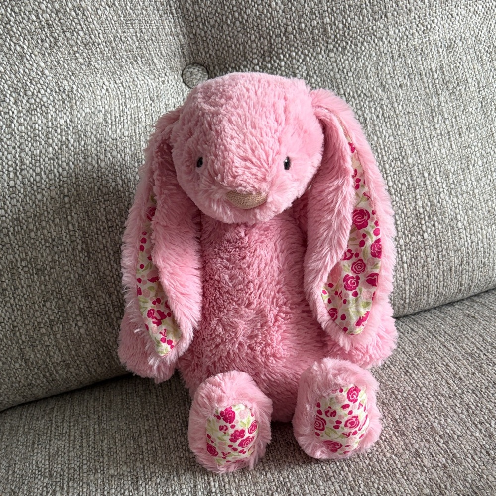 Blushkin Blossom Luxe Jellycat Bunny